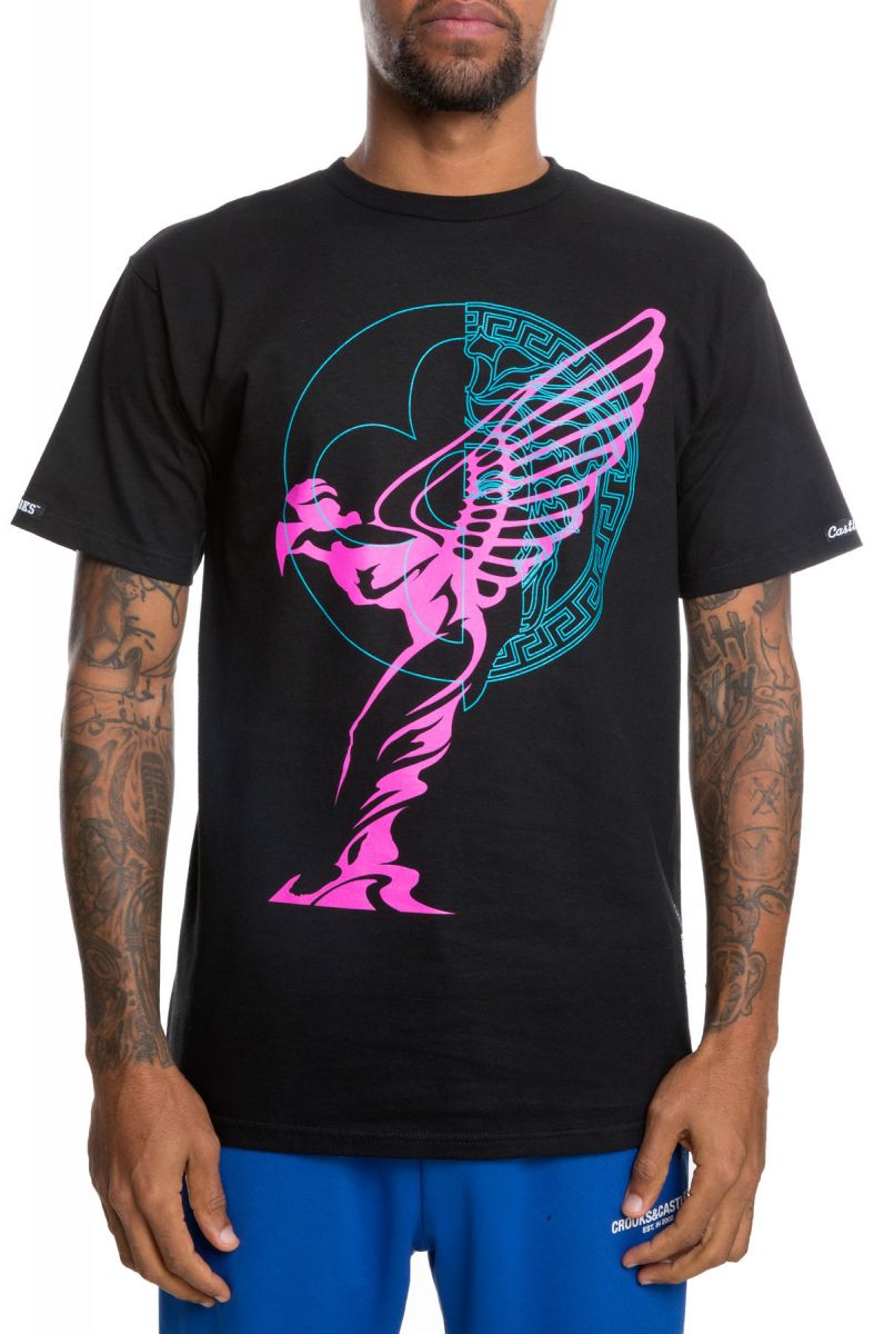 CROOKS AND CASTLES The Royal Highness Tee in Black I1870706BLK Karmaloop