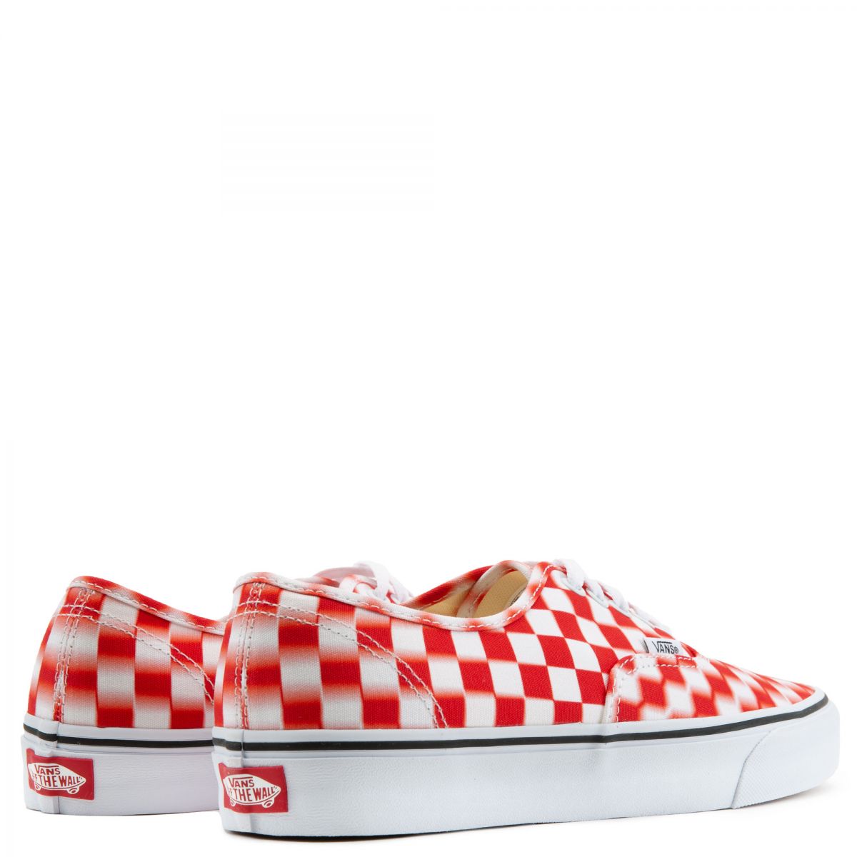 vans authentic checkerboard blur