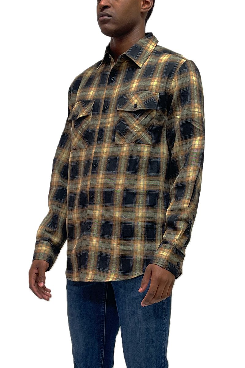 Weiv Checkered Plaid Flannel Shirt Fl105 Khablk Karmaloop