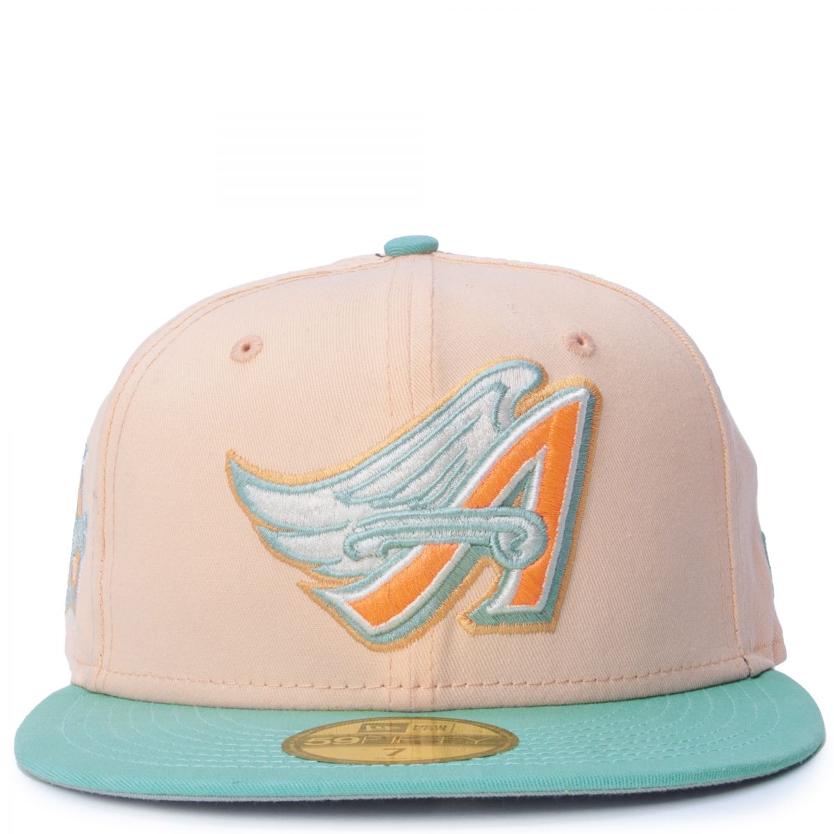 New Era Caps Miami Marlins Peach Mint 59FIFTY Fitted Hat Peach/Mint