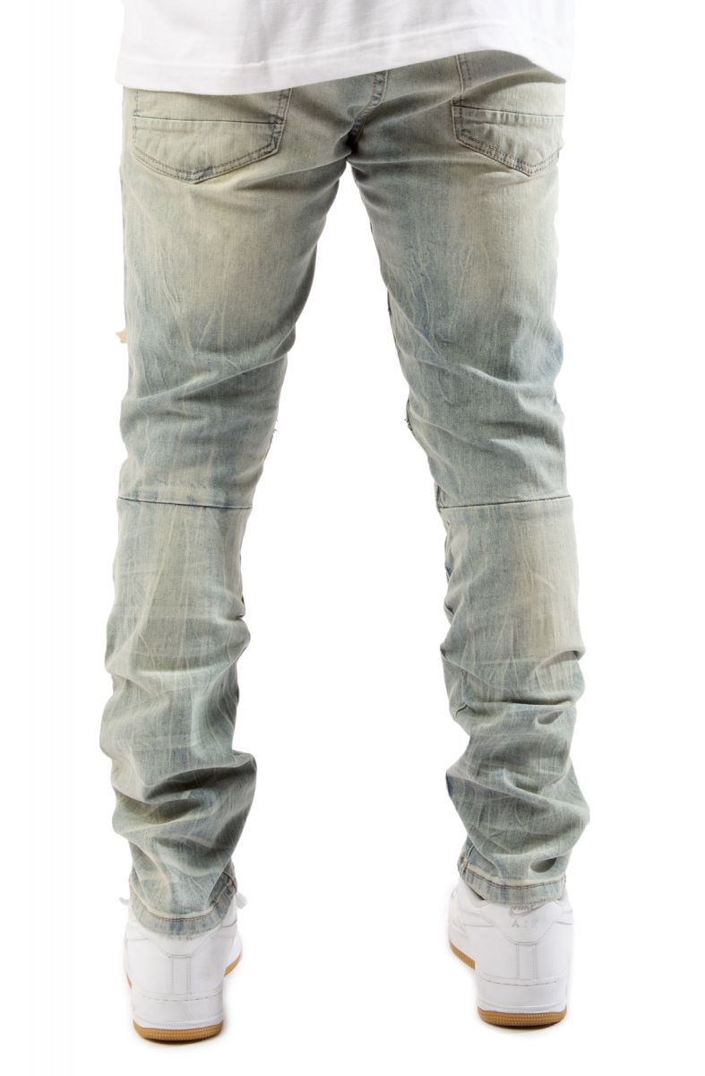 SMOKE RISE Flume Panel Jeans JP20722R 