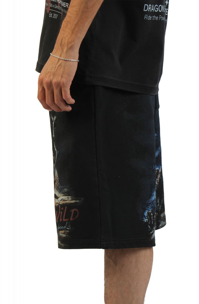 ALPHASTYLE Warsop Steed Shorts MASU-2033BLK - Karmaloop