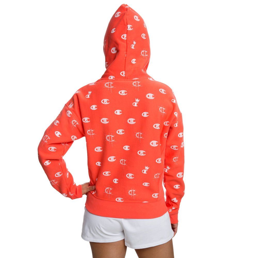 ALL-OVER LOGO HOODIE