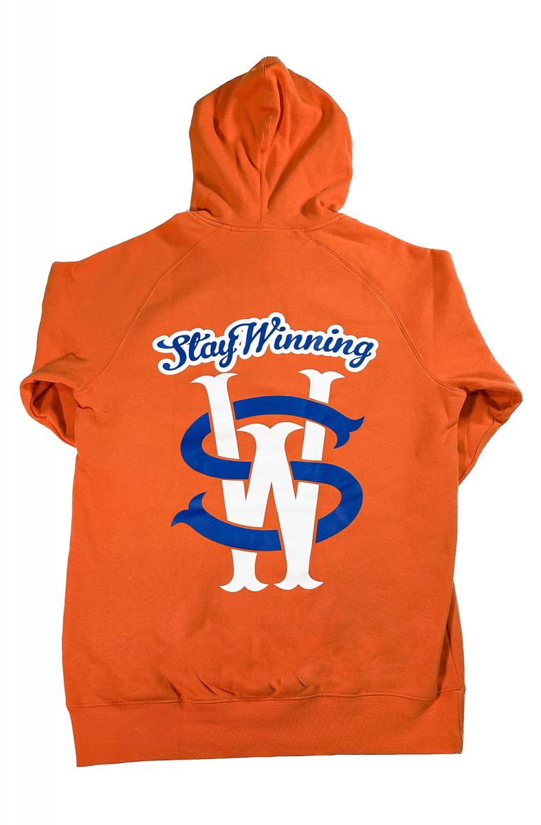 STAY WINNING Never Losing Shadow Logo Orange Hoodie SW-0347 - Karmaloop