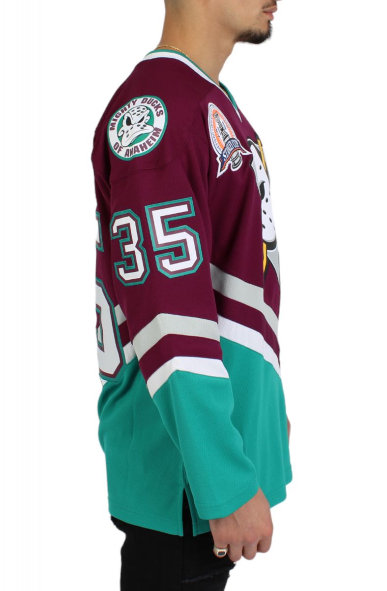 MITCHELL & NESS Anaheim Ducks Hockey Jersey RJY77033-ADU02JGIPURP