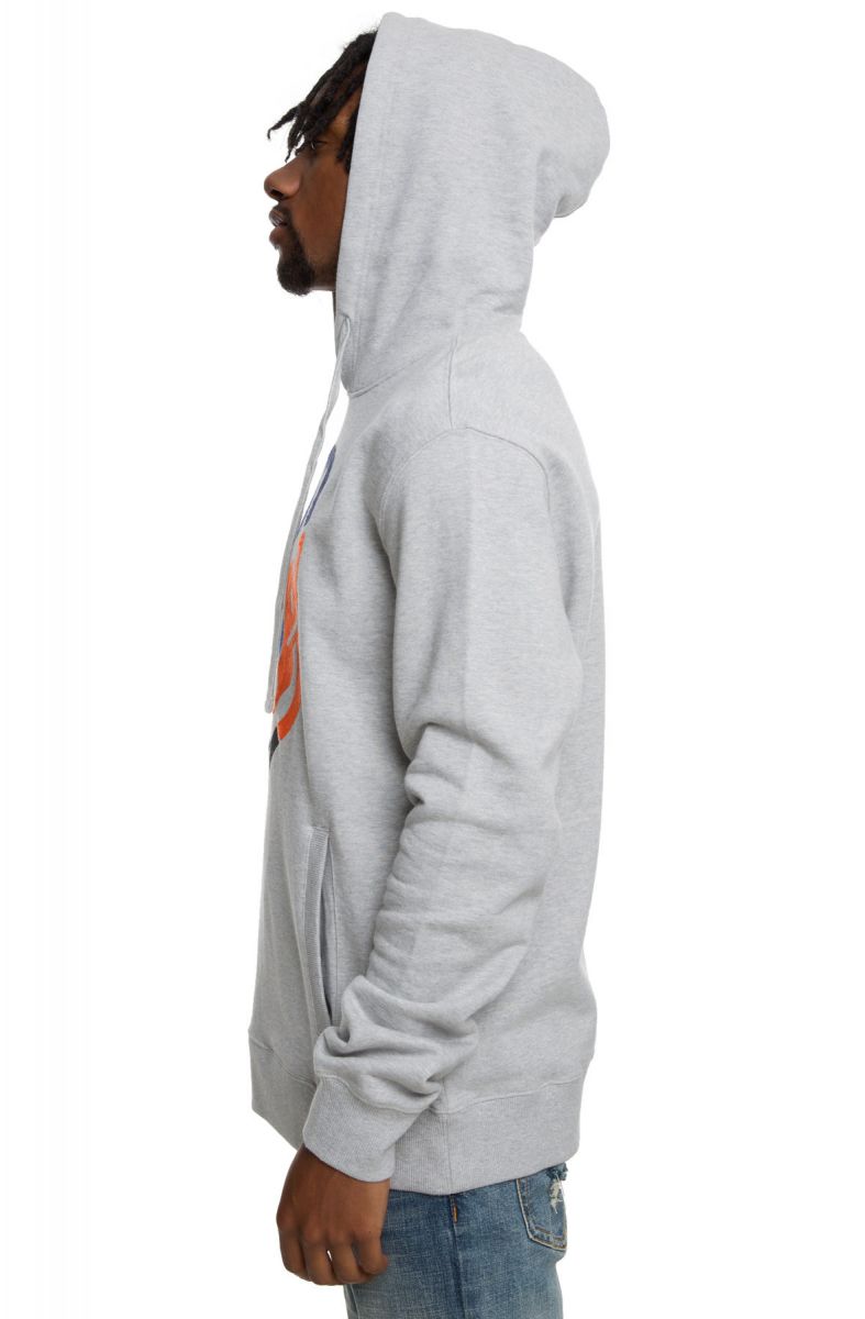 BILLIONAIRE BOYS CLUB Multi Helmet Hoodie in Heather Grey 8912310GREY