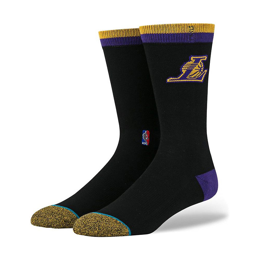 STANCE Los Angeles Lakers KneeHigh Socks M558D5LAKE PLNDR