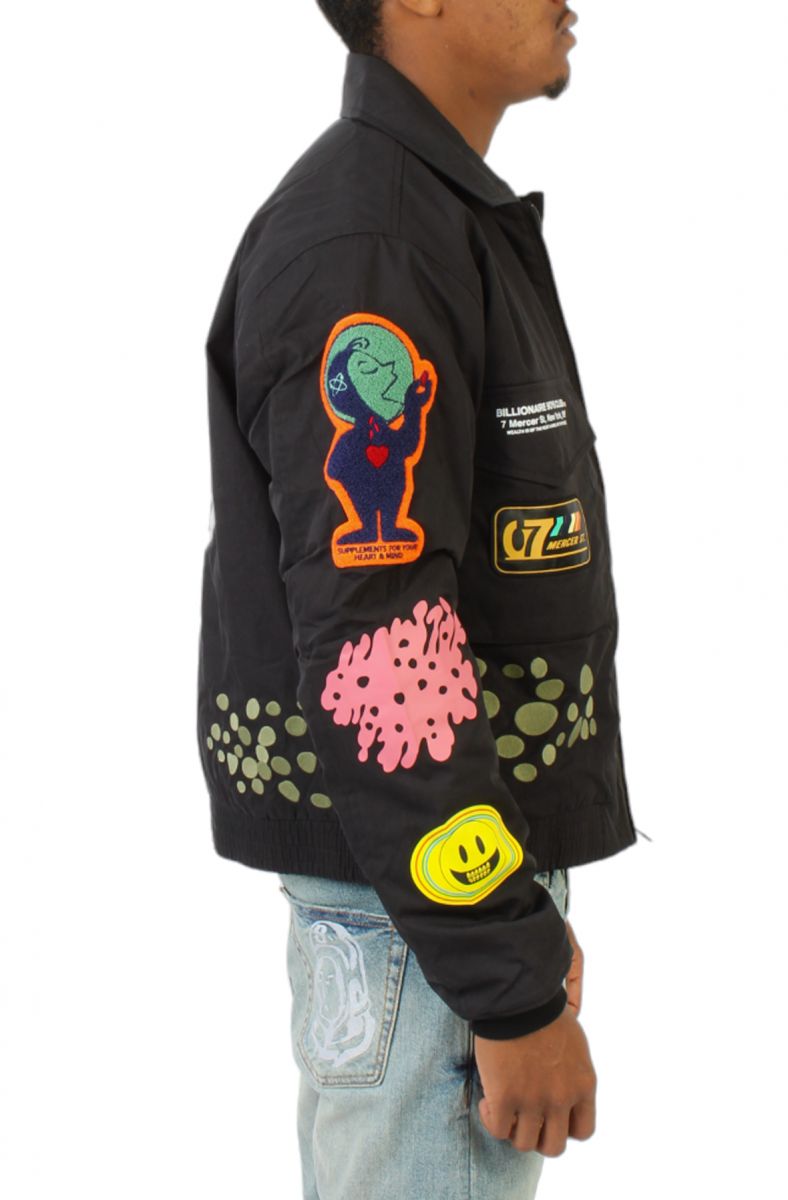 Billionaire Boys Club New Patchwork Flight Jacket