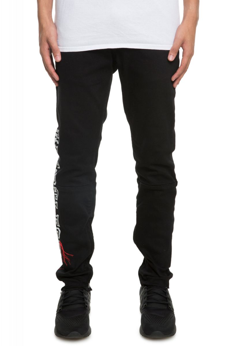 LIFTED ANCHORS The Mayer Denim with Wallet Chain in Black LAFA18-27 ...
