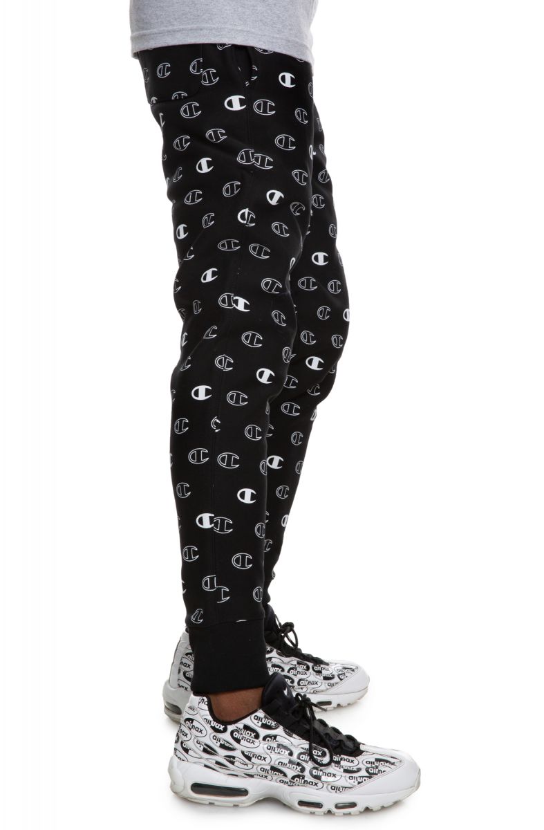 reverse weave camo joggers