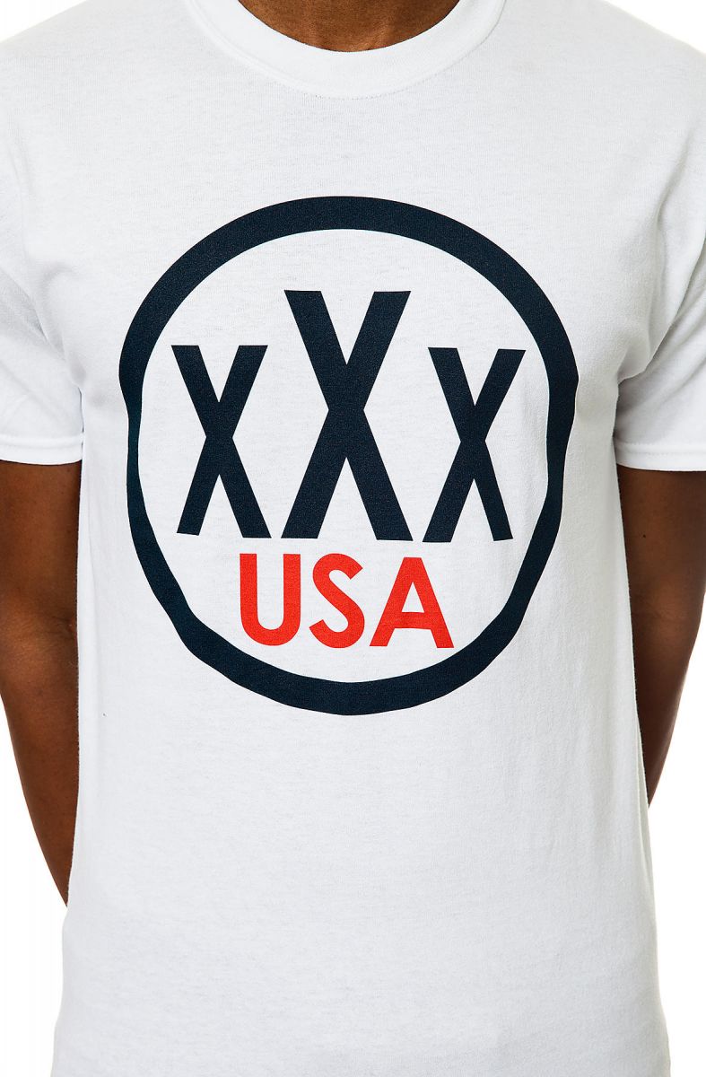 10 Deep Tee XXX USA in White