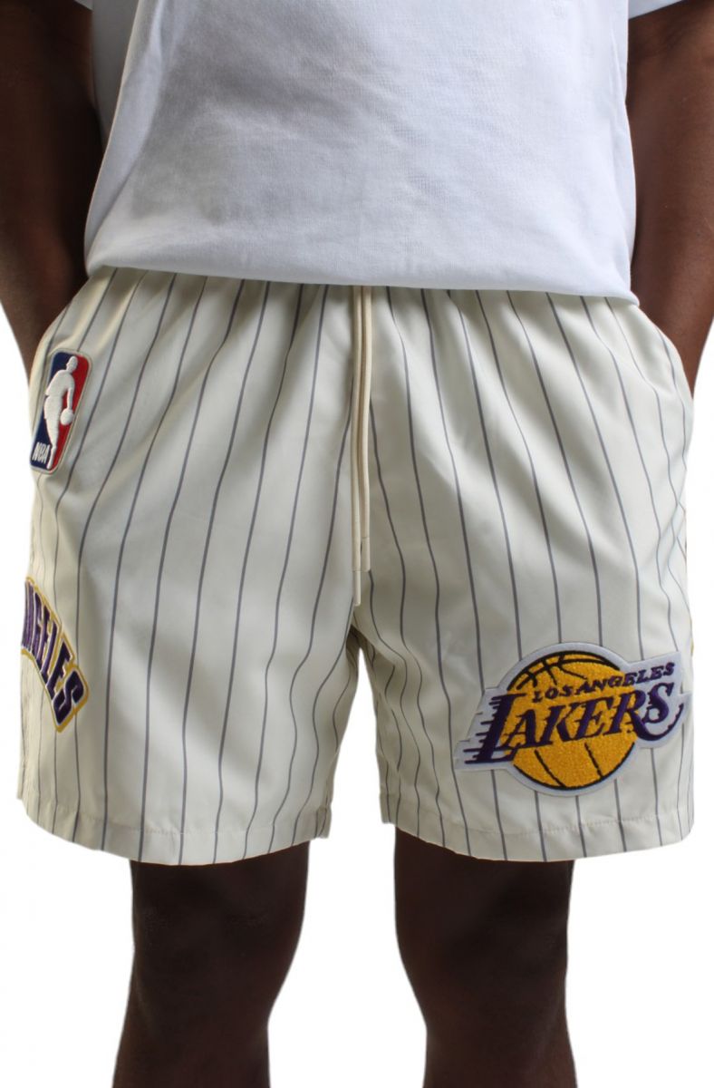 PRO STANDARD Los Angeles Lakers Pinstripe Short BLL3515421-ELY