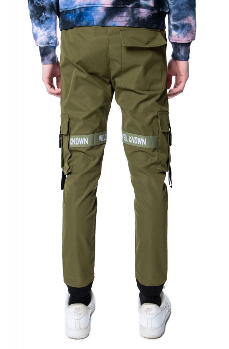 WELL KNOWN STUDIOS Lexington Trackpants in Olive 191-9104