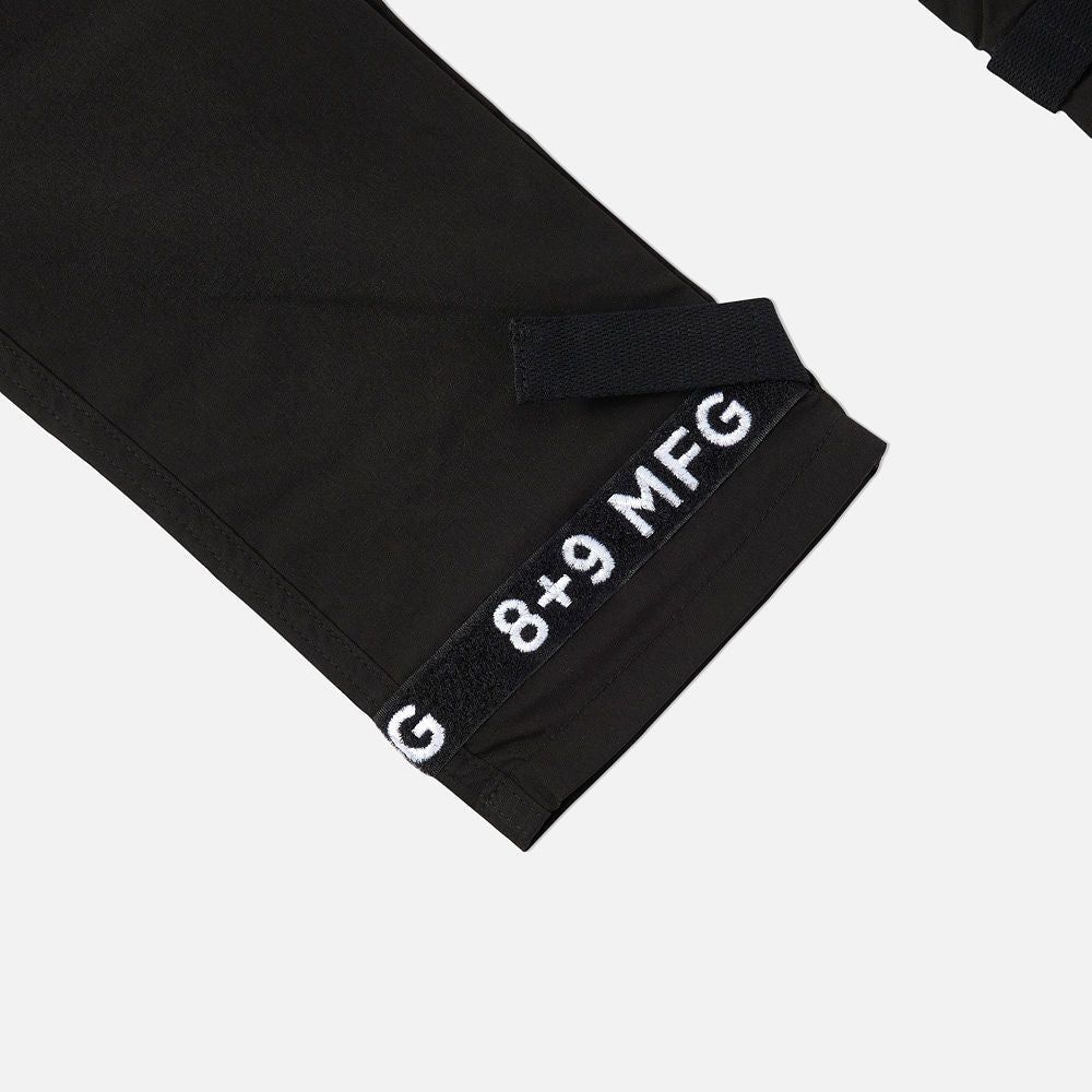 8&9 MFG CO. Strapped Up Utility Pants Rip Stop Black PSTRIPBLKBLACK