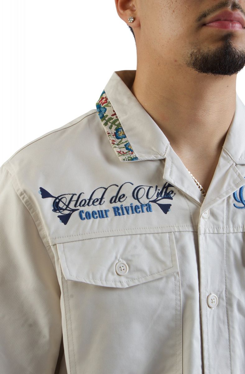 SMOKE RISE Beaulieu Lounge Shirt WH25295SK-CHA - Karmaloop