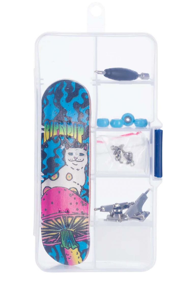 RIPNDIP Psychedelic Fingerboard Mini Skateboard RND9870 - Karmaloop