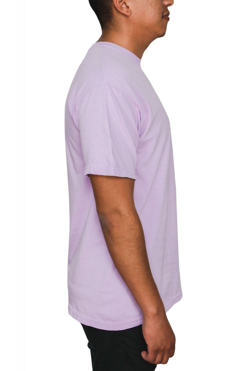 Riot Society Comfort Colors Get Lost Embroidered Orchid T Shirt