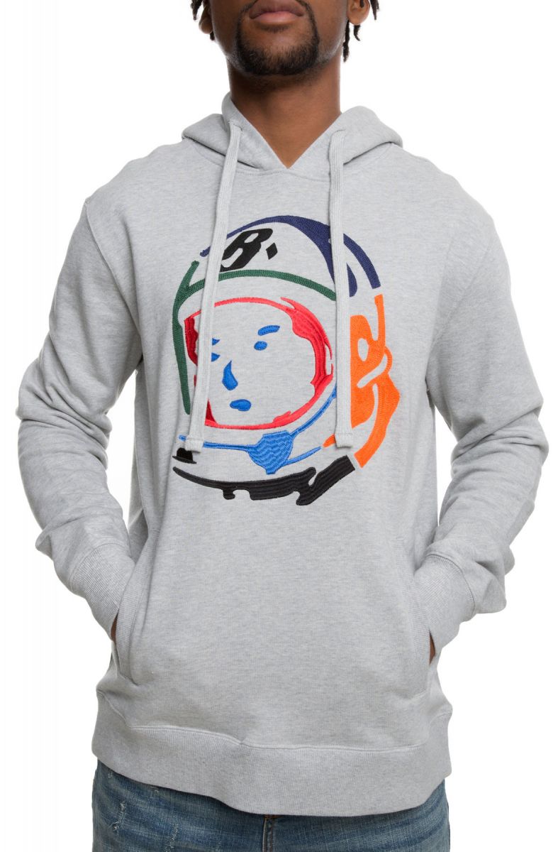 BILLIONAIRE BOYS CLUB Multi Helmet Hoodie in Heather Grey 891-2310-GREY ...