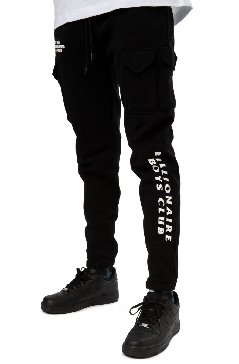 BILLIONAIRE BOYS CLUB Oceans Pants in Black 801-3109-BLK - Karmaloop