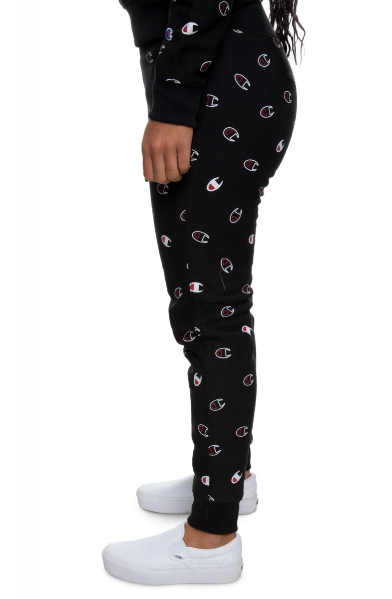 champion joggers all over print