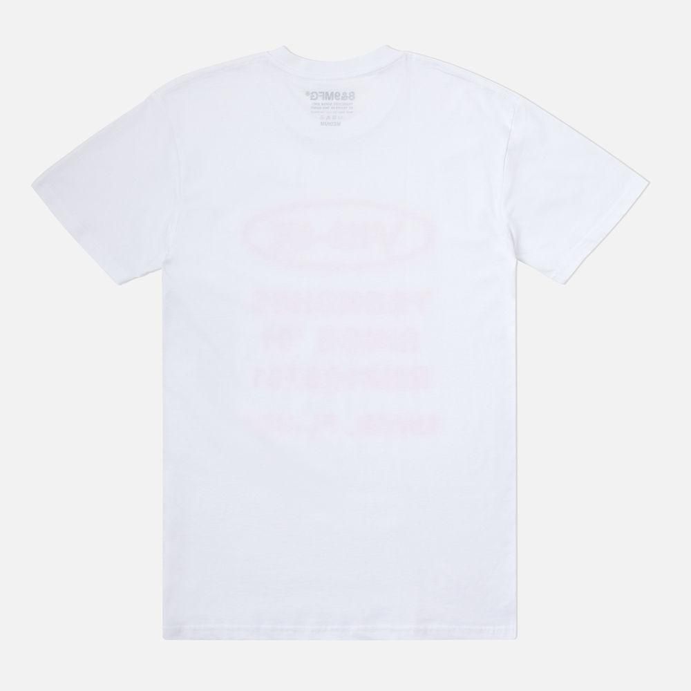 8&9 CLOTHING Stamped T Shirt White SSSTAPRP-WHITE - Karmaloop
