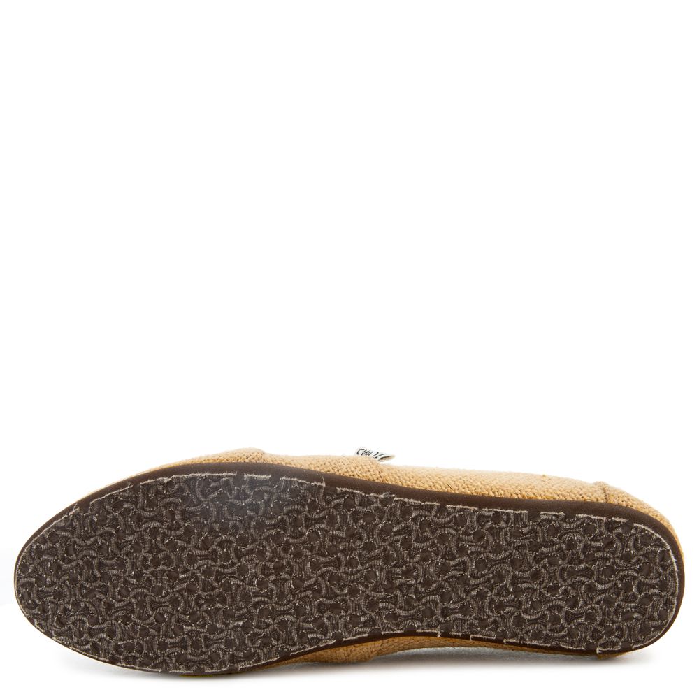 toms burlap flats