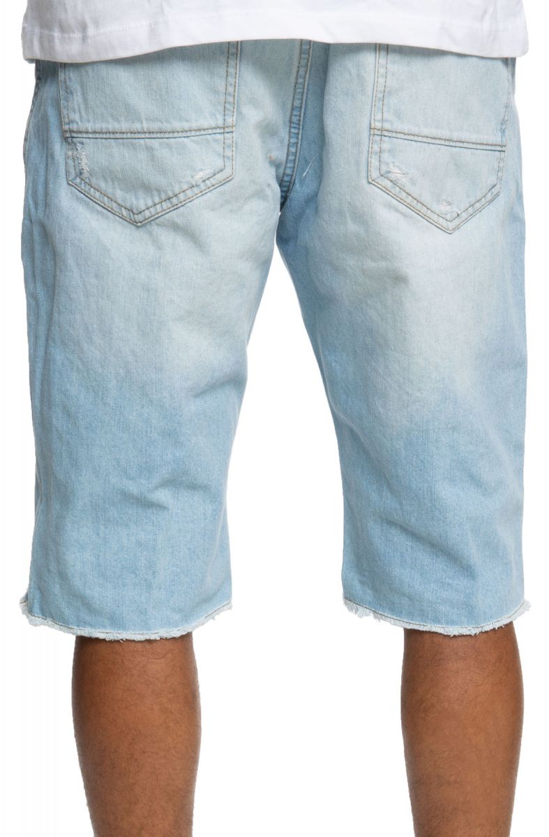 BRIAN BROTHERS Rip Denim Shorts J6100SA IB - Karmaloop