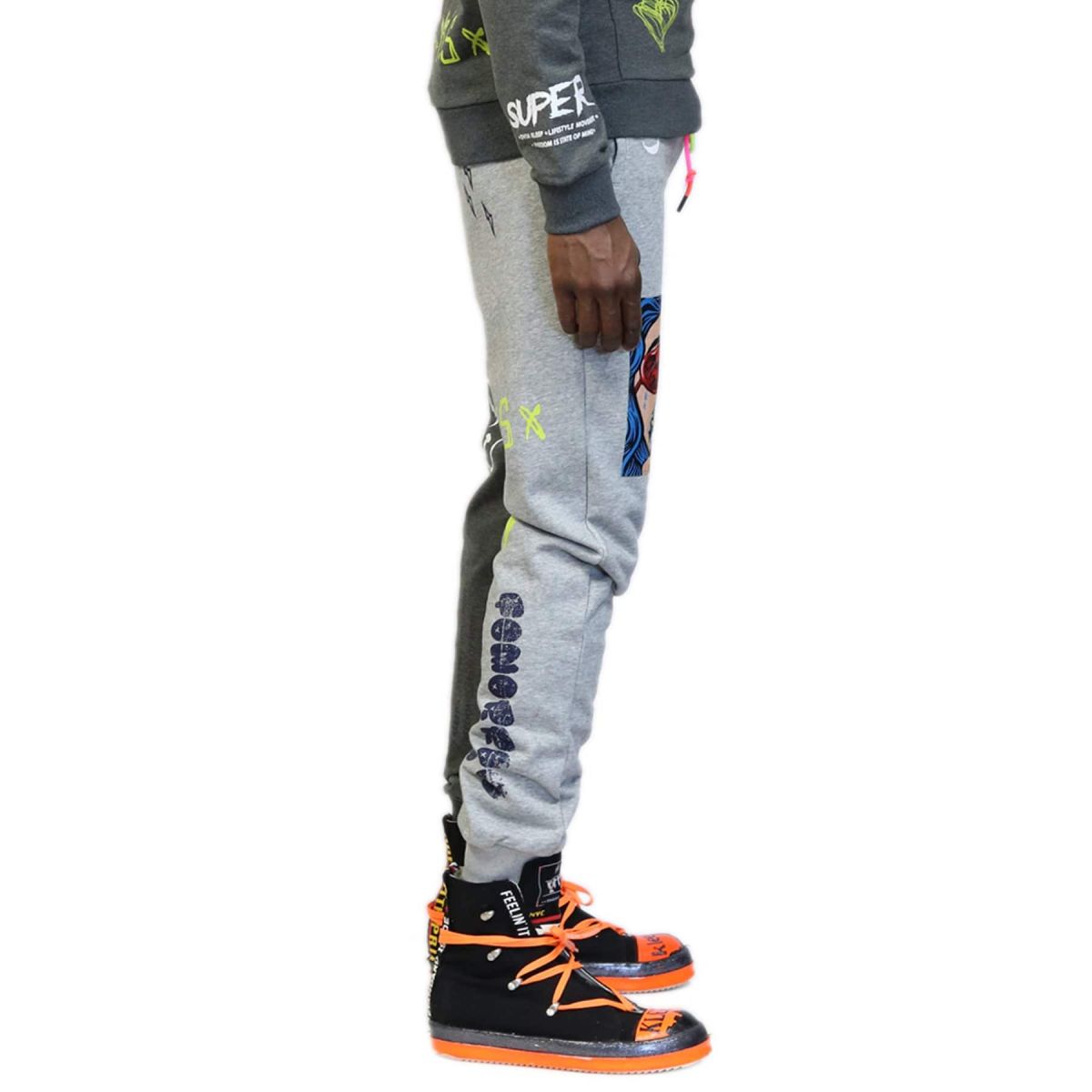 split jogger pants