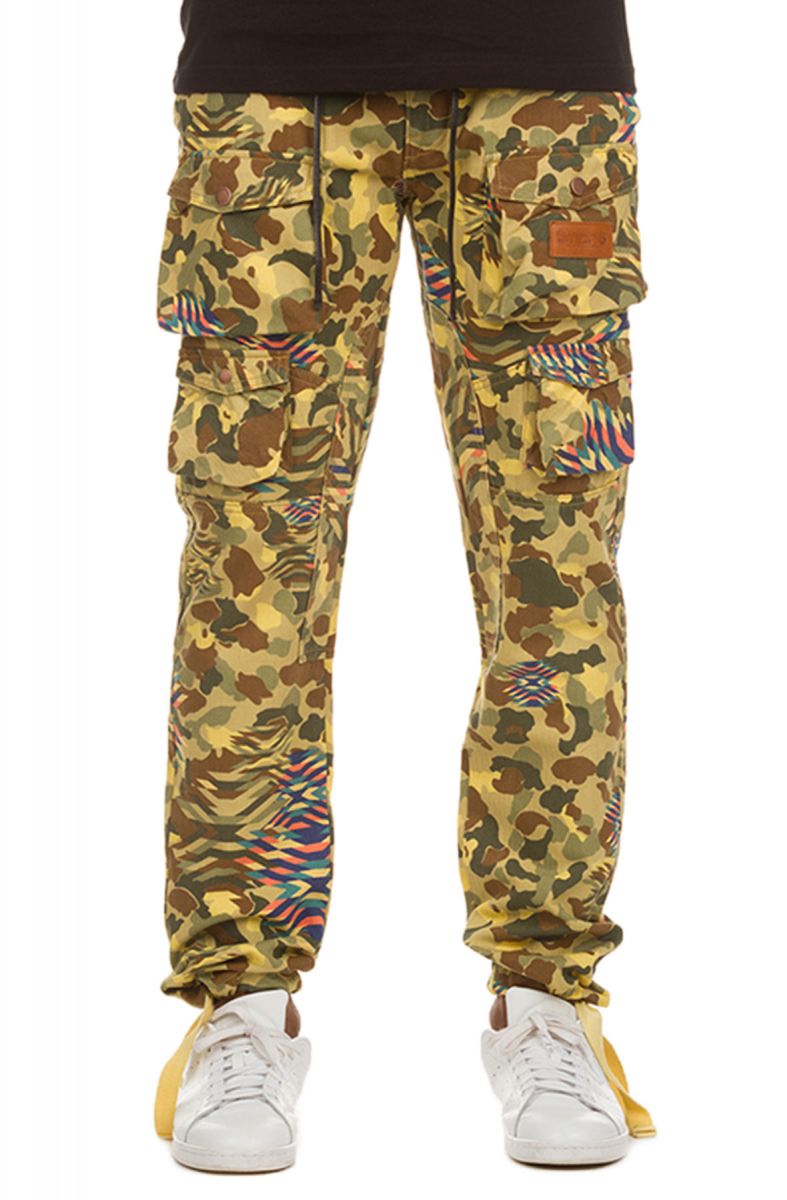 BILLIONAIRE BOYS CLUB BB Cargo Drop Pant in Misted Yellow 801-1101 ...