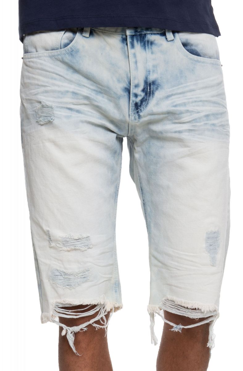 FBRK Span Denim Shorts JS9141S STDBL - Karmaloop