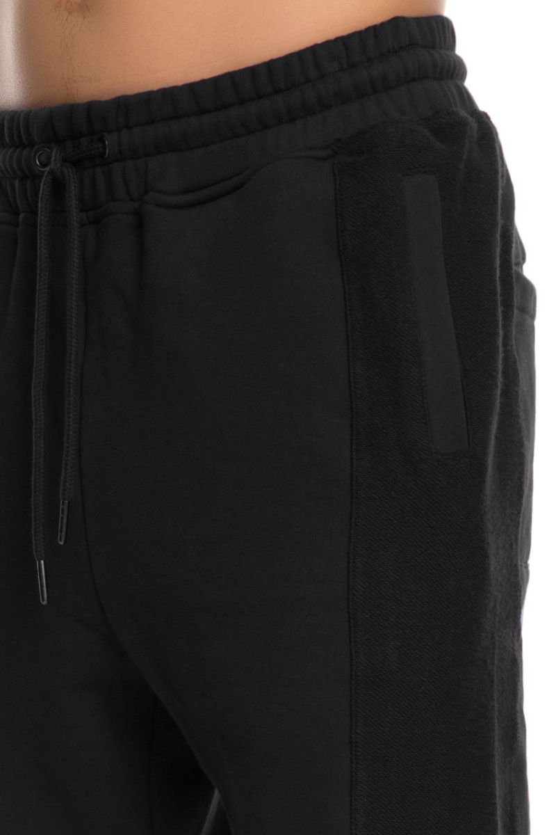 PUBLISH The Jansen Reverse Fleece Sweats in Black P1701013-BLK - PLNDR