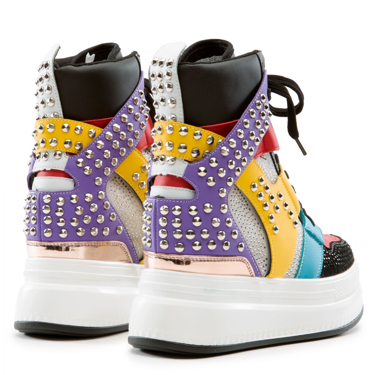 スニーカー Anthony Wang Quince 03 ANTHONY WANG Quince-03 Platform Sneakers QUINCE-03-MLT - PLNDR