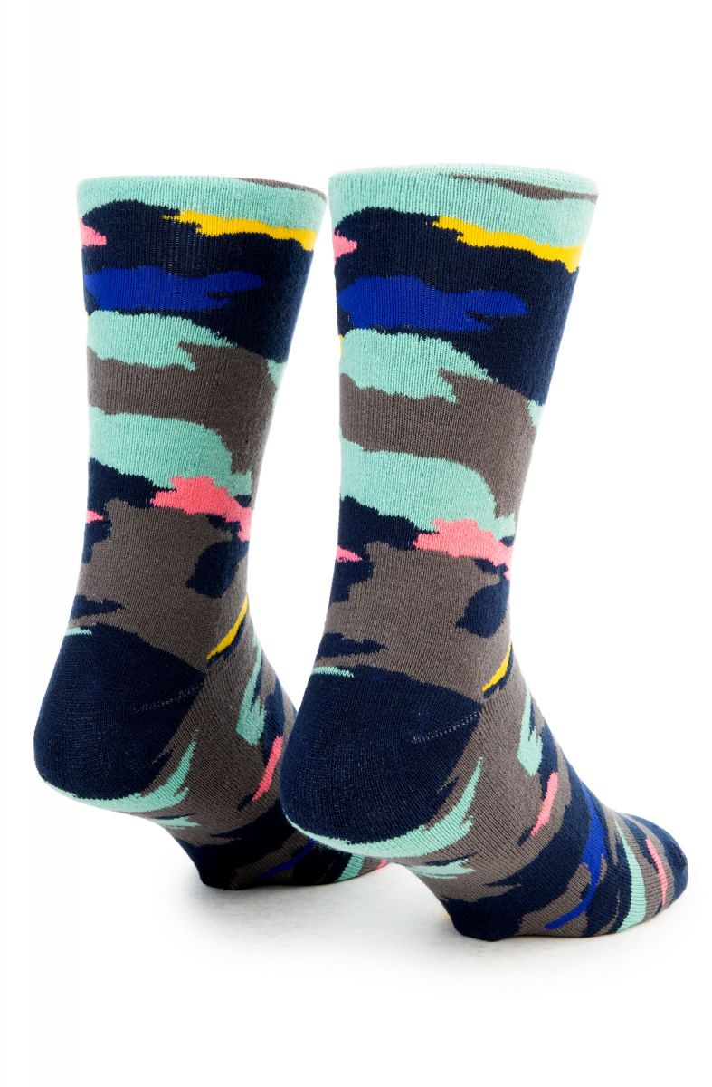 BILLIONAIRE BOYS CLUB The BB Camo Sock in Hemlock 8819802 Karmaloop