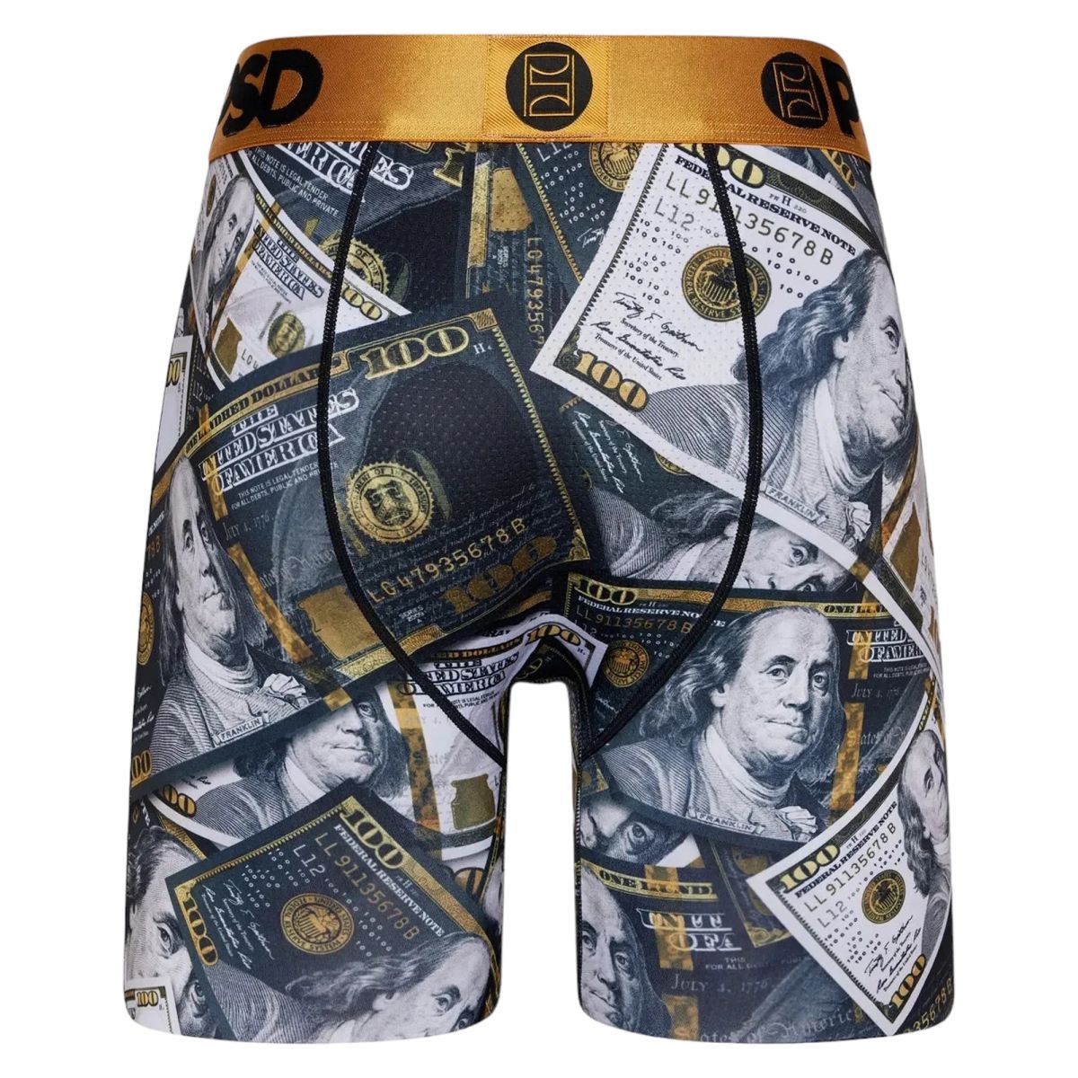 PSD UNDERWEAR Benjamin Gold Boxer Briefs 323180027 - Karmaloop