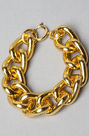 The Chunky Chain Bracelet in Gold