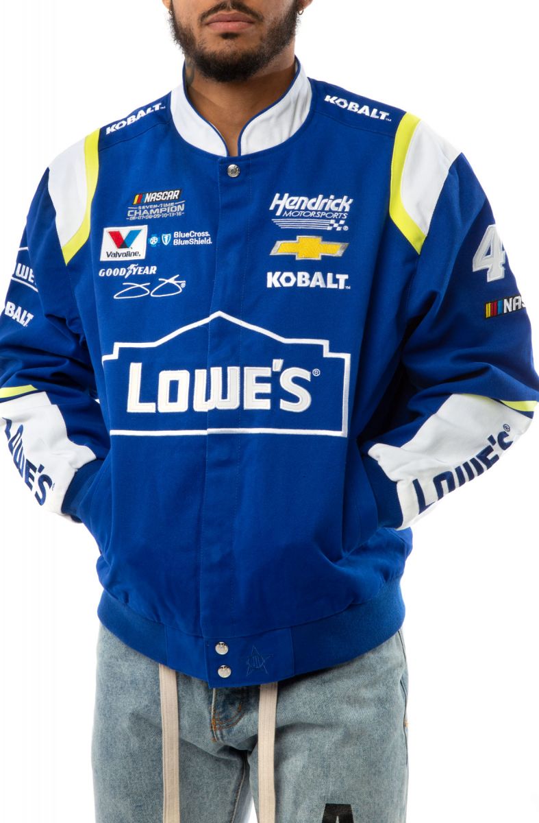 JH DESIGN LOWES Nascar Jimmie Johnson Jacket JJ0303LOL7ROYWH Karmaloop