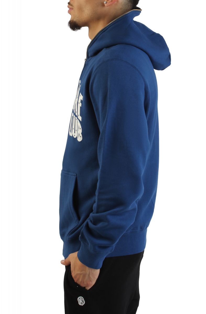 BILLIONAIRE BOYS CLUB Curve Zip Hoodie 851-6307NVY - Karmaloop