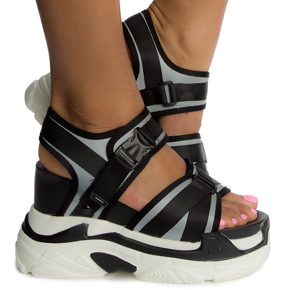 Best Deal For Anthony Wang Women's Ugly Chunky Platform Wedge Sandals