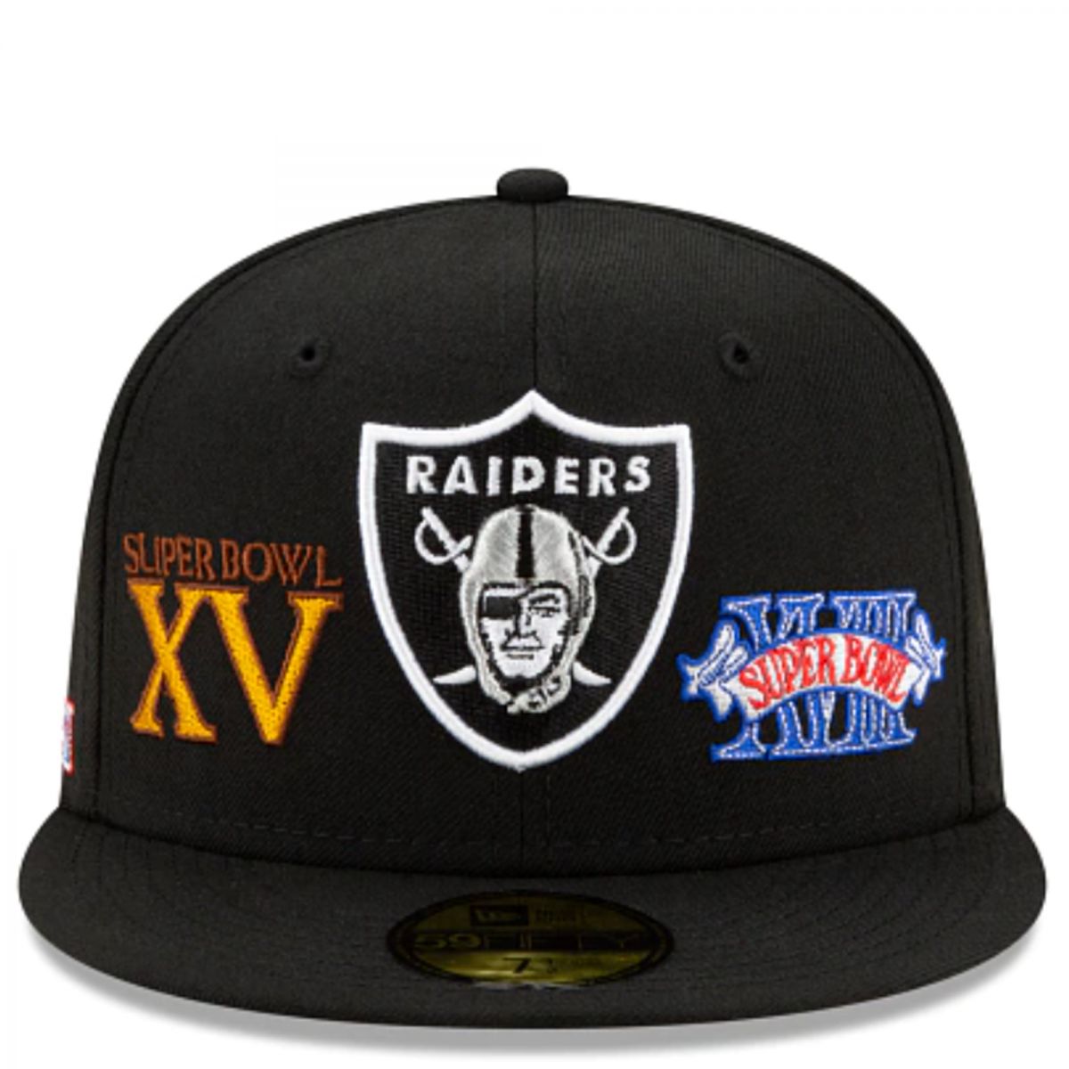 NEW ERA CAPS Las Vegas Raiders 3x World Champions 59Fifty Fitted Hat