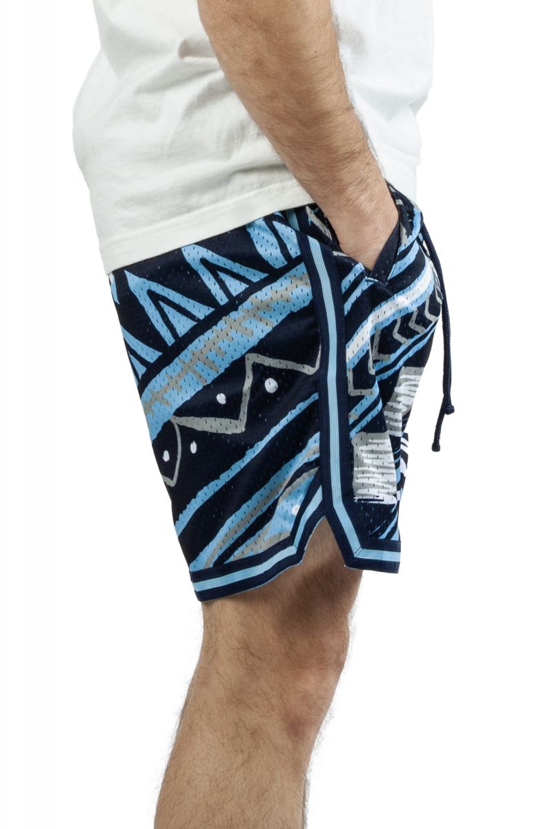 MITCHELL & NESS Branded Game Day North Carolina Mesh Shorts