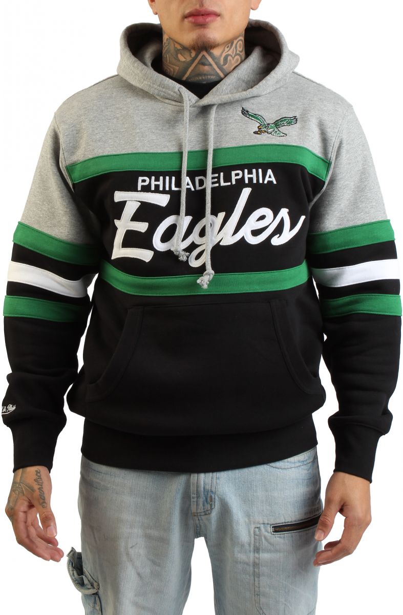 MITCHELL & NESS NFL Philadelphia Eagles Head Coach Pullover Hoodie