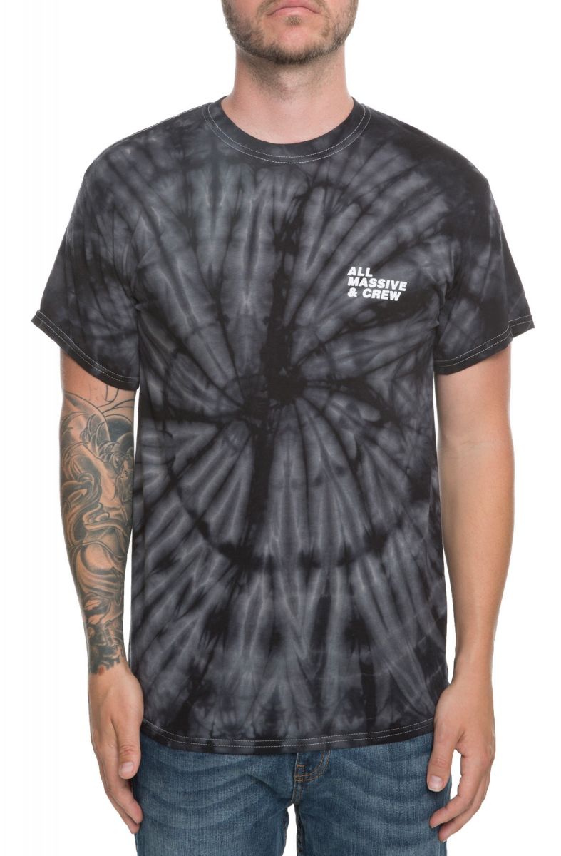 10 DEEP 10 Deep XXX USA Tenth DVSN Massive Tie-Dye Tee in Black ...