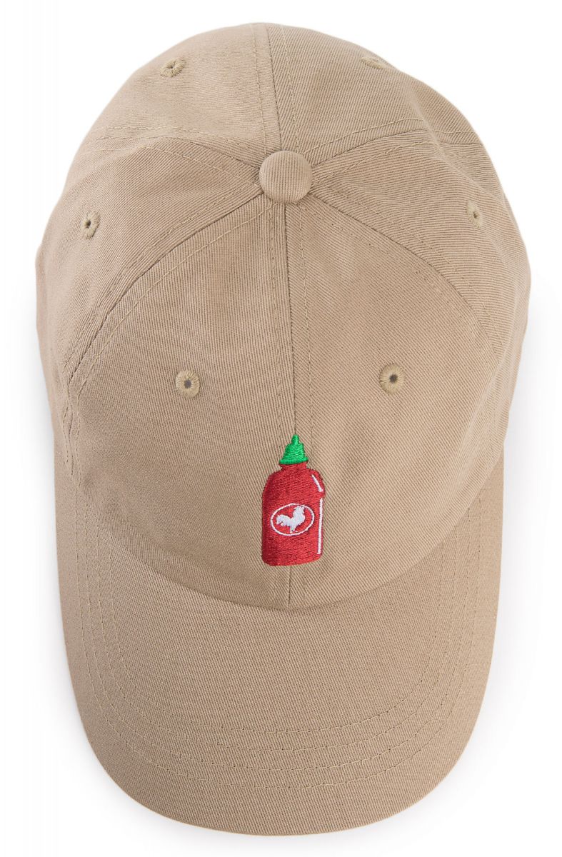 KLP Hat Hot Sauce Dad Khaki Brown