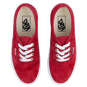 VANS The Women's Authentic Pig Suede in Scooter and True White ...