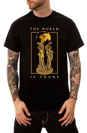 CULTURE The World Is Yours T-Shirt in Black 145_STWOD_TWISY_A1301_BLK ...