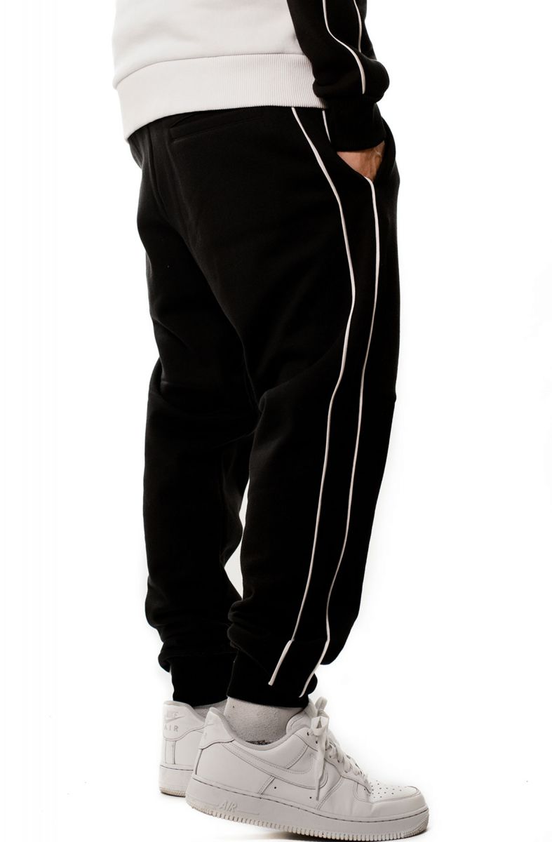 gym king tracksuit bottoms black