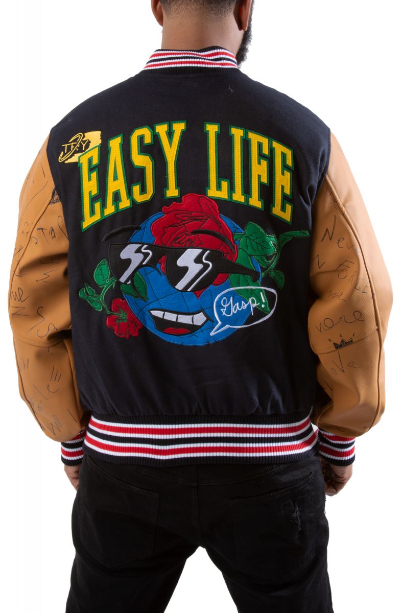 FIRST ROW Trophies Varsity Jacket FRJ0005NVY Karmaloop