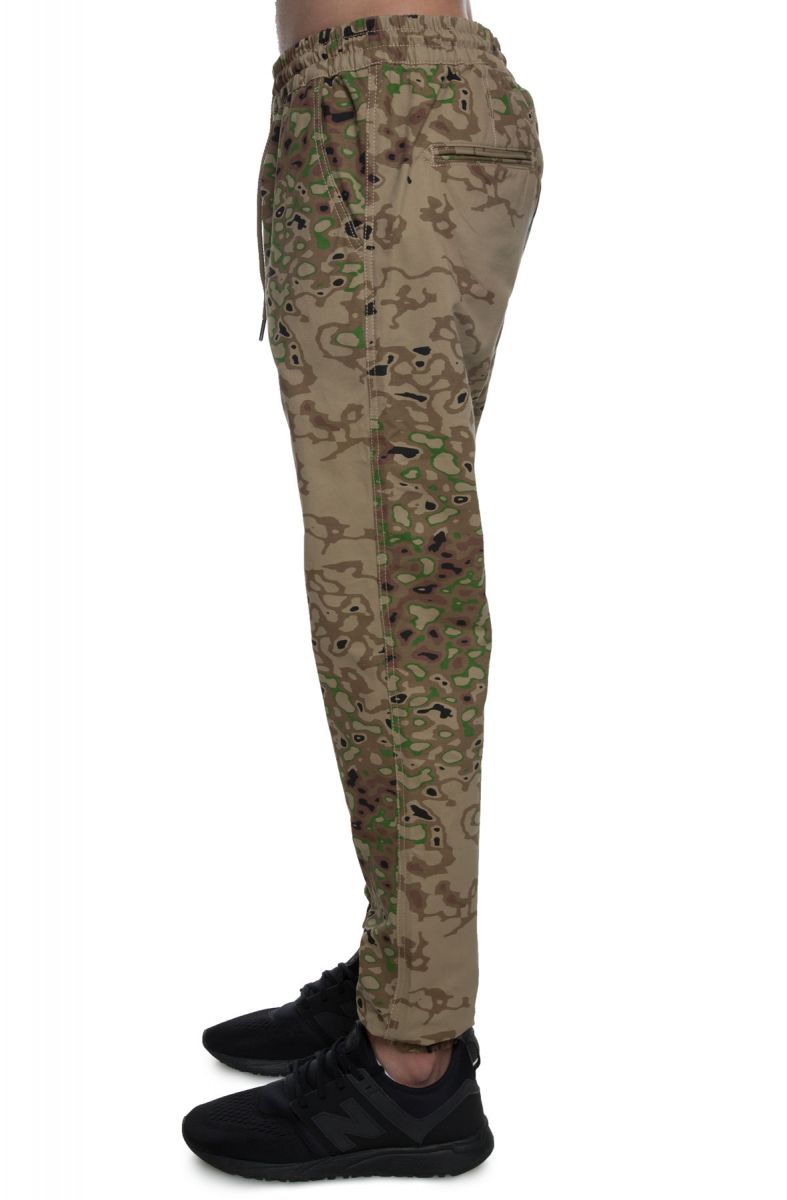 khaki camo joggers