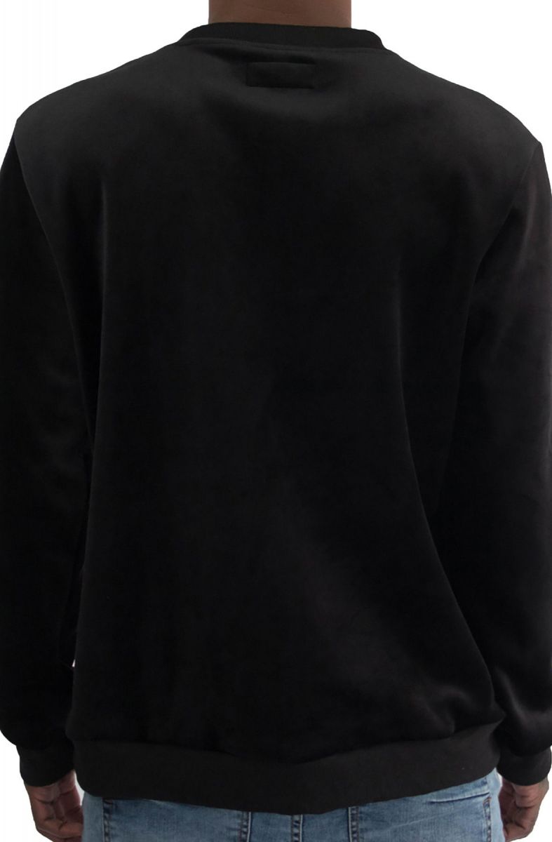 velour crewneck mens