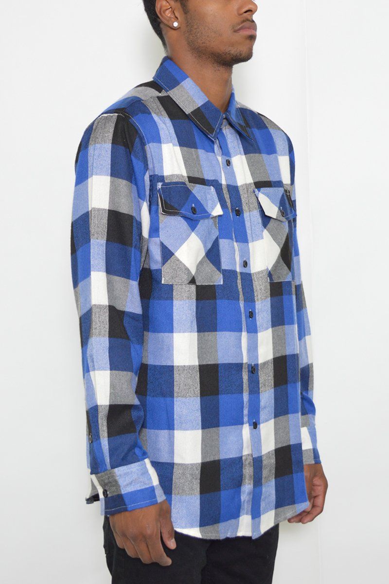 flannel checkered jacket